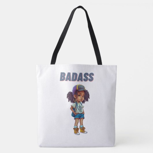 Tote Bag BADASS (Voorkant)