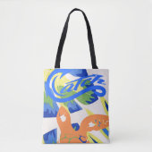 Tote bag. Beach. vangen Tote Bag (Voorkant)