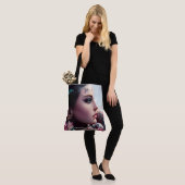 Tote Bag beautiful woman (Op model)