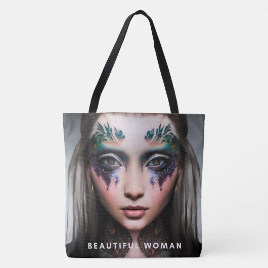 Tote Bag beautiful woman (Voorkant)