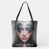 Tote Bag beautiful woman (Achterkant)