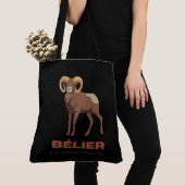 Tote Bag Bélier (Dichtbij)