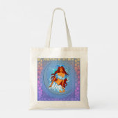 Tote bag Blue Night Moon Fairy (Achterkant)
