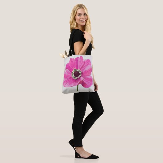 Tote Bag Blush Bloom (Op model)