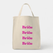 Tote bag bride (Achterkant)