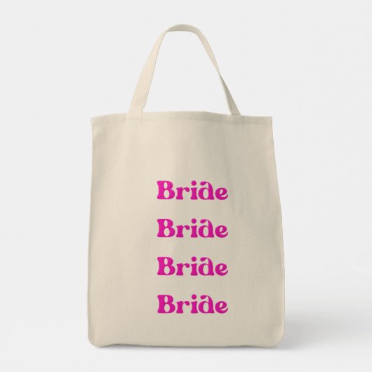Tote bag bride (Achterkant)