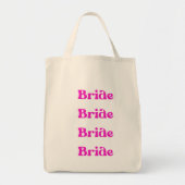 Tote bag bride (Voorkant)
