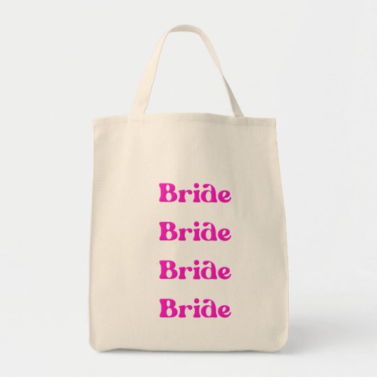 Tote bag bride (Voorkant)