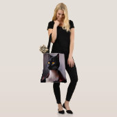 Tote Bag cat (Op model)