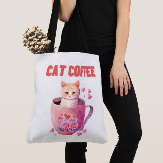 Tote Bag Cat Caffee (Dichtbij)