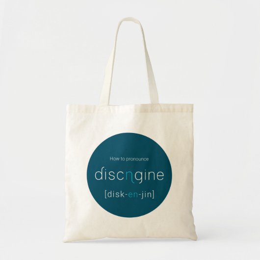 Tote bag Disk En Jin (Voorkant)