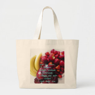 Tote Bag- Dont chase love Grote Tote Bag