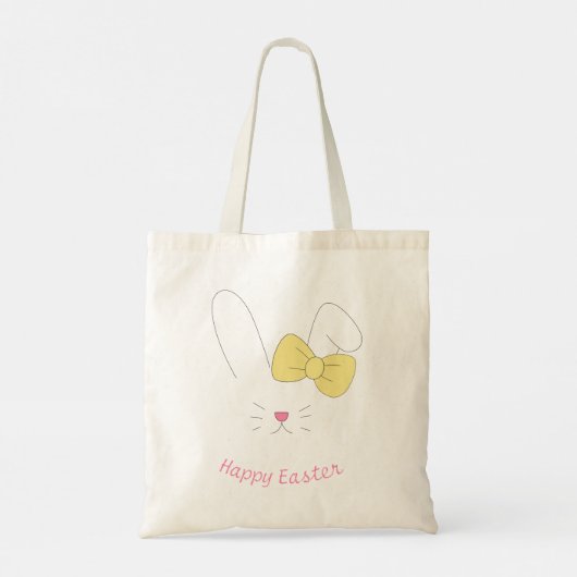 Tote bag / ecobag Happy Easter (Achterkant)