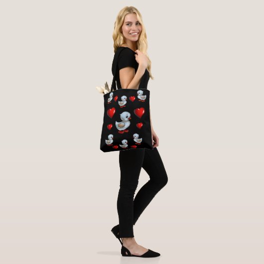 Tote bag eenden (Op model)