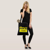 Tote Bag  Eer aan Oekraïne (Op model)