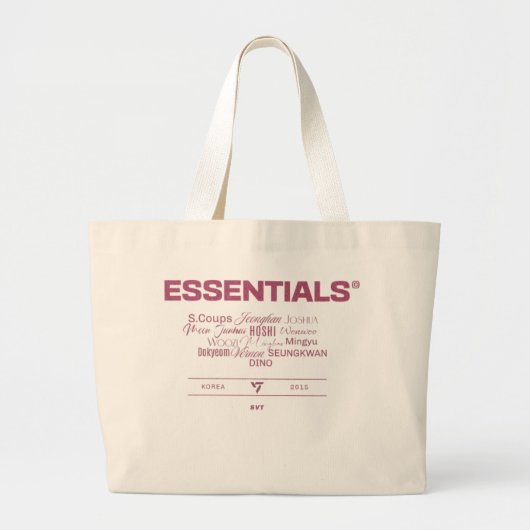 Tote Bag ESSENTIALS carat edition - Kpop fanmade (Voorkant)