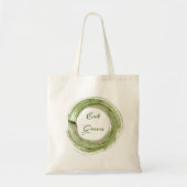 Tote Bag featuring Eat Green design (Voorkant)