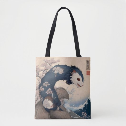 Tote bag Ferret (Voorkant)