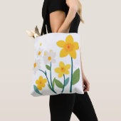Tote Bag-Flower Design Tote Bag (Dichtbij)