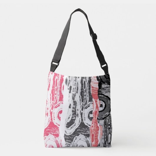 Tote Bag – Friction Lands Abstract Design (Voorkant)