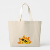 Tote Bag Glimlach Zon (Achterkant)