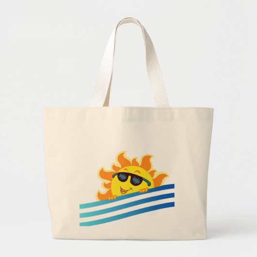 Tote Bag Glimlach Zon (Voorkant)