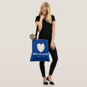 Tote Bag Goed hart Dat is alles. (Op model)