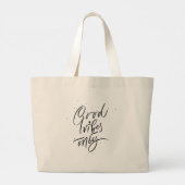 Tote Bag - Good Vibes Only (Achterkant)