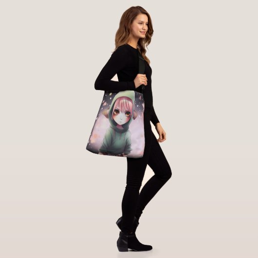 Tote Bag green cap (Op model)