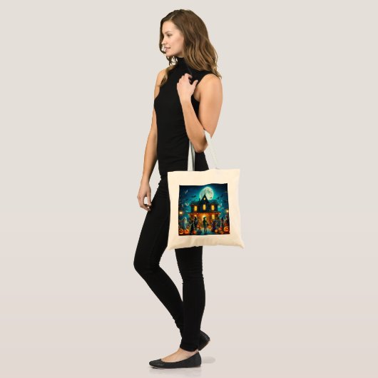 Tote bag Halloween (Voorkant (model))