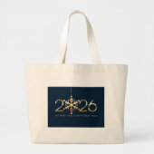 Tote Bag-Happy New Year 2026  Grote Tote Bag (Voorkant)