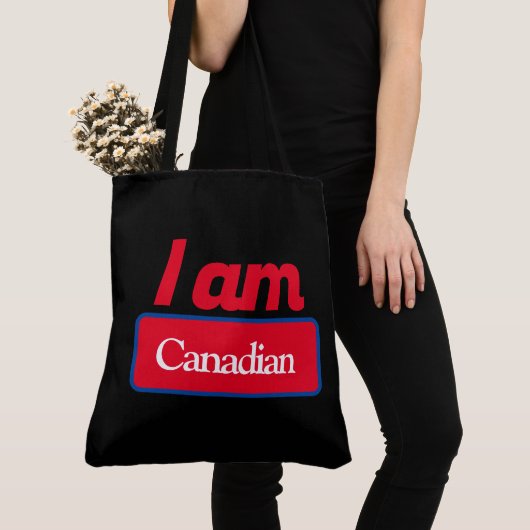 Tote Bag i am Canadian (Dichtbij)