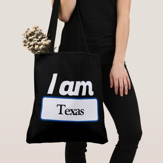 Tote Bag i am texas (Dichtbij)