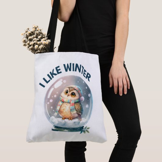 Tote Bag I like winter (Dichtbij)