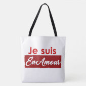 Tote bag ik ben verliefd (Voorkant)