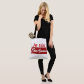 Tote bag ik ben verliefd (Op model)