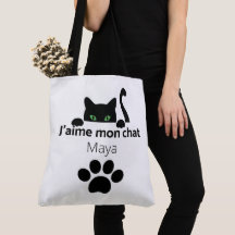Tote Bag Ik hou van mijn Maya kat