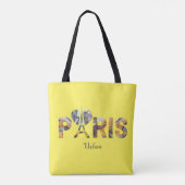 Tote Bag Ik hou van Parijs met stadsdecor  (Achterkant)