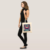 Tote bag imagen signo Cáncer (Voorkant (model))