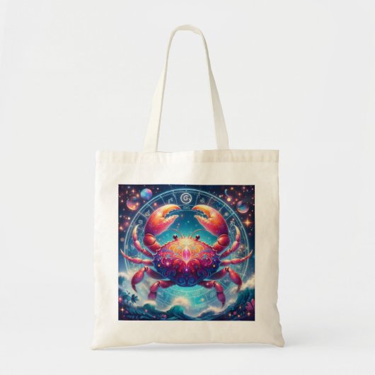 Tote bag imagen signo Cáncer (Voorkant)