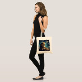 Tote bag imagen signo Leo (Voorkant (model))