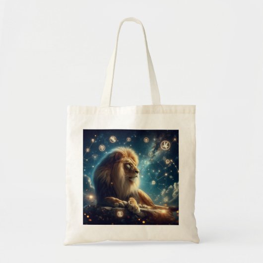 Tote bag imagen signo Leo (Voorkant)