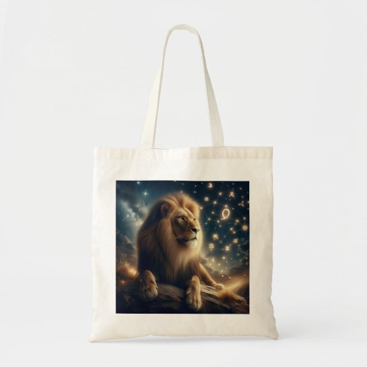 Tote bag imagen signo Leo (Voorkant)
