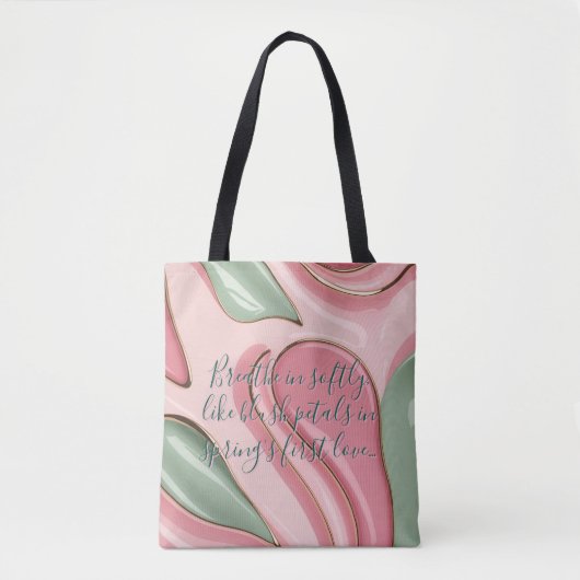 Tote bag in stijlvol abstract grafisch ontwerp (Voorkant)