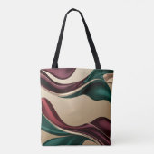Tote bag in stylish abstract graphic (Achterkant)