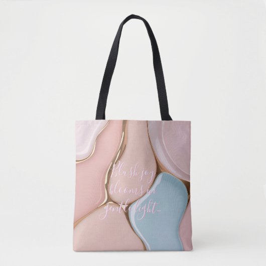Tote bag in stylish abstract graphic (Voorkant)