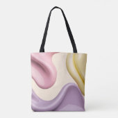 Tote bag in stylish abstract graphic (Achterkant)