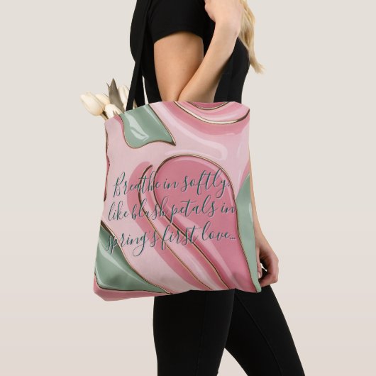 Tote bag in stylish abstract graphic (Dichtbij)
