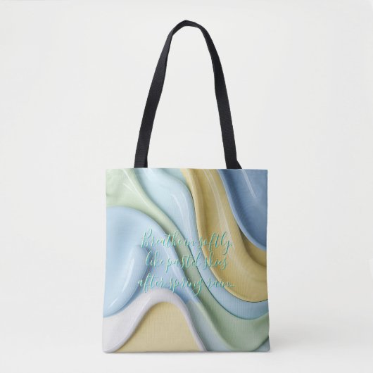 Tote bag in stylish abstract graphic (Voorkant)