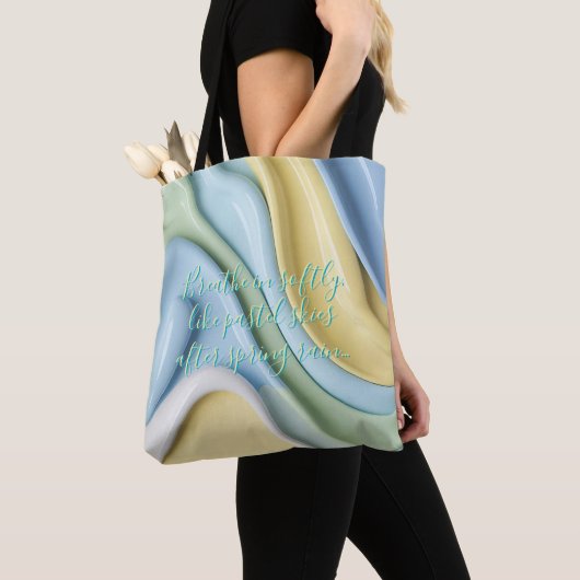 Tote bag in stylish abstract graphic (Dichtbij)
